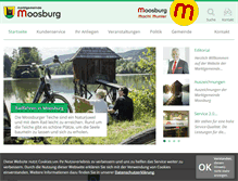 Tablet Screenshot of moosburg.gv.at